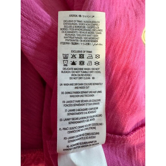 Boden Maxi Dress 8 L Cotton Colorful Smocked Pockets Short Sleeve Washable NEW - Picture 14 of 16